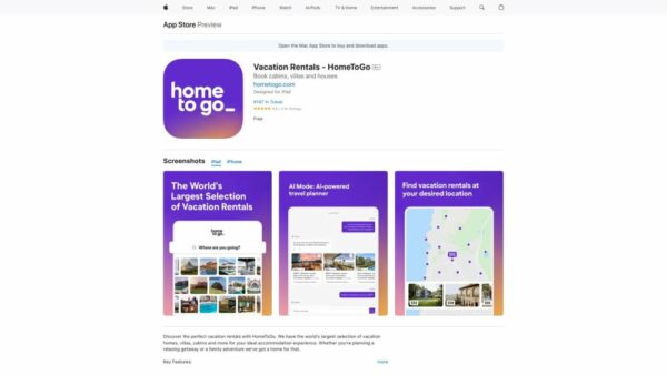 HomeToGo AI Mode