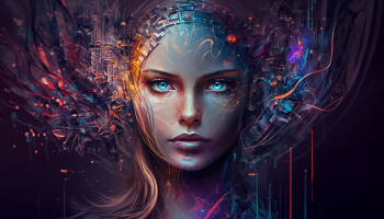 AI prompt: Abstract beautiful artificial intelligence